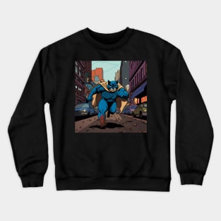 Masked Marvel: Clawed Crusader Sticker Crewneck Sweatshirt